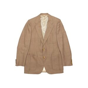 Vintage Lanvin Paris–New York Men's Blazer Brown – 2 B Made in‎ USA Size US:M